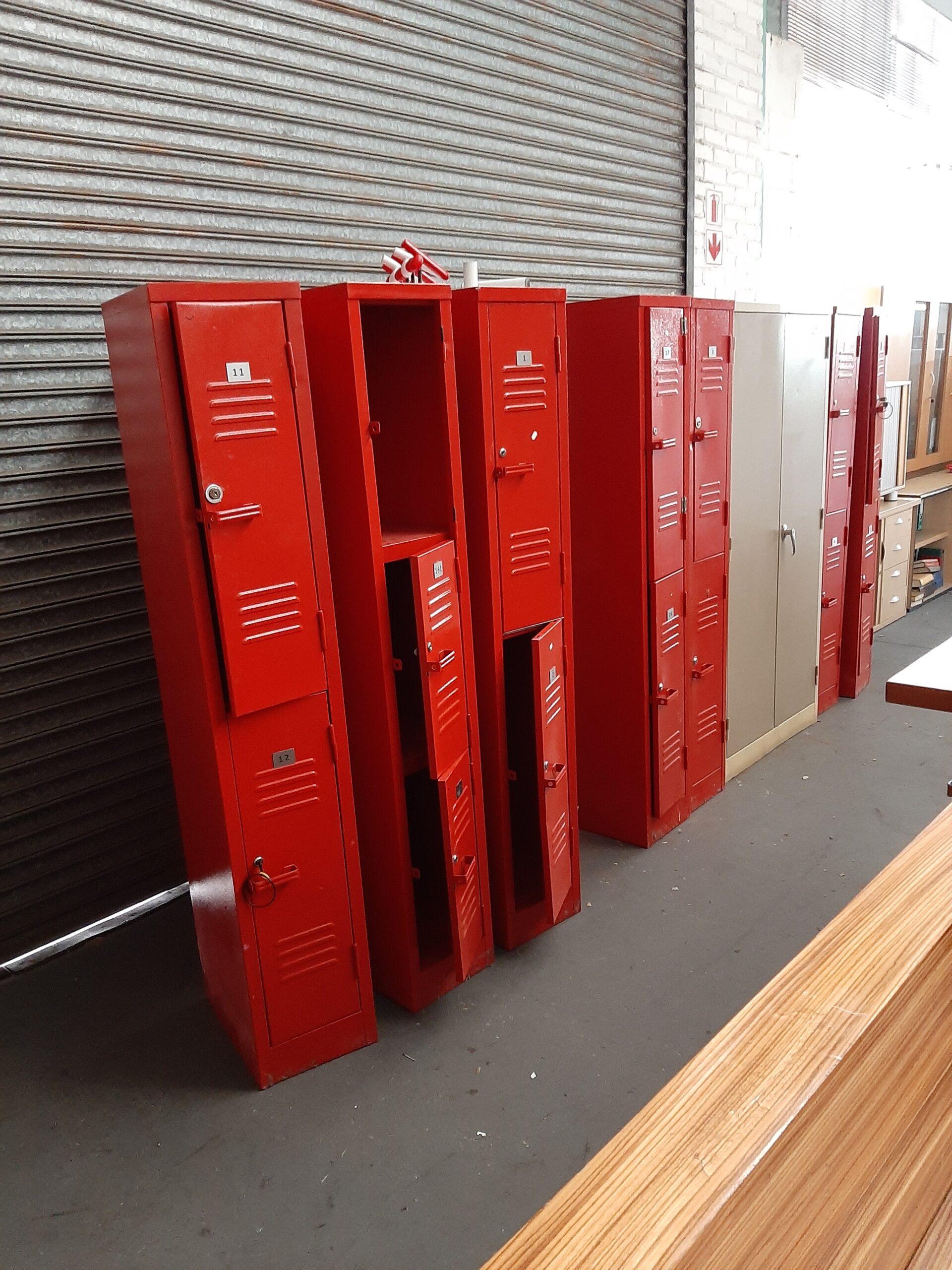 Steel Factory Lockers – 2 Compartment
