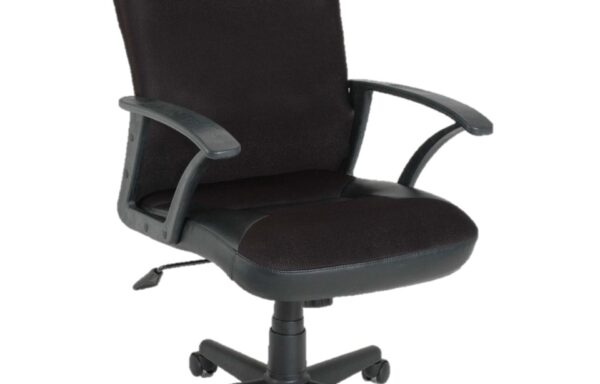 IGO1 High Back Chair – Black Pleather