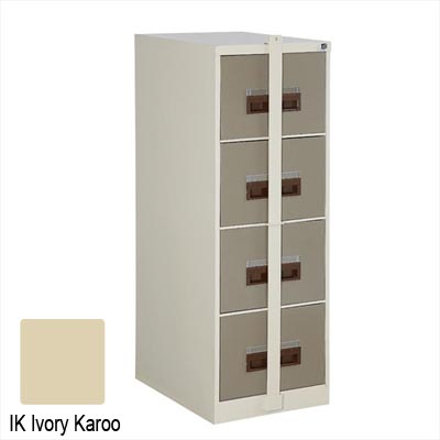 4 Drawer Steel Filing Cabinet With Security Bar