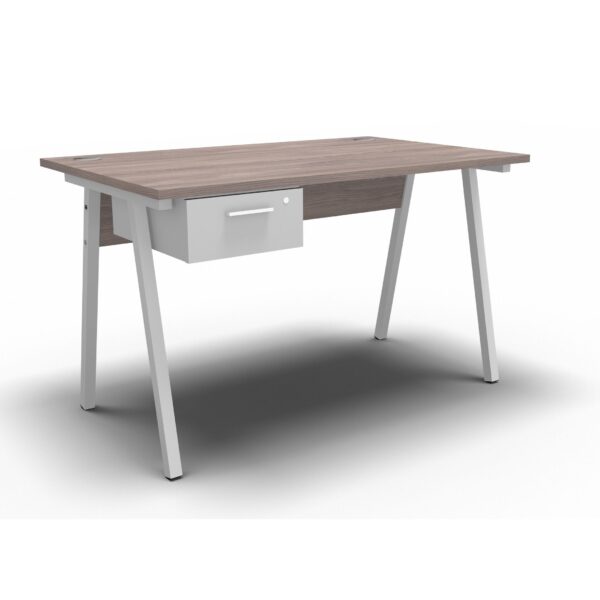 A-Frame Desk With Single Drawer
